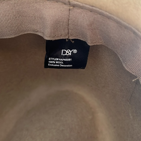 D&Y Tan Wool Hat - Picture 5 of 6
